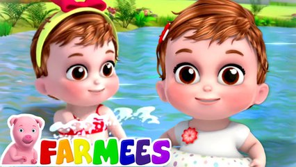 Five little Babies Went Swimming One Day, Nursery Rhymes & Kids Songs