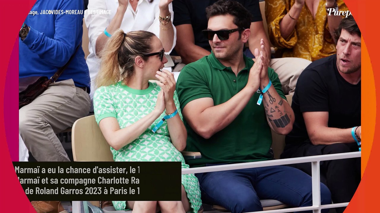 Pio Marmaï bientôt papa pour la 2e fois : sa chérie affiche son ventre très rond à Roland Garros !