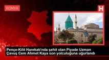 Pençe-Kilit Harekatı'nda şehit olan Piyade Uzman Çavuş Cem Ahmet Kaya son yolculuğuna uğurlandı