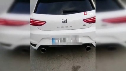 Gaziantep'te çevreyi rahatsız eden 8 araç sürücüsüne ceza