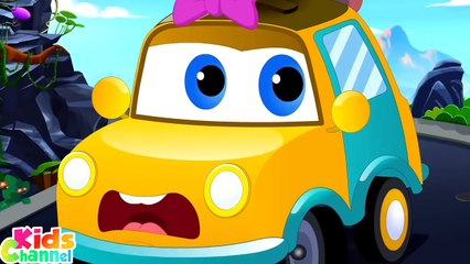 Slippery Slope, Car Cartoon Videos for Children