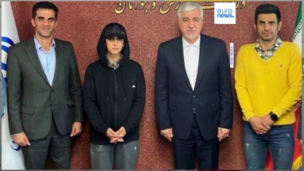 بازگشت الناز رکابی به مسابقات  بین‌المللی با حجاب اجباری