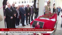 CHP Genel Başkanı Kemal Kılıçdaroğlu Suna Kan'ın cenaze törenine katıldı