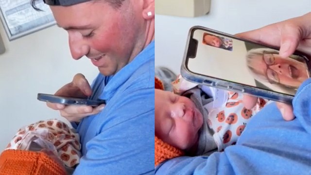 FaceTime Baby Reveal to GIDDY Grandparents!