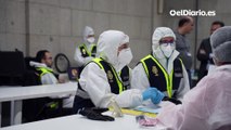 Así trabajan los forenses en el laboratorio instalado en Cuelgamuros para la identificación de los cuerpos tras la exhumación