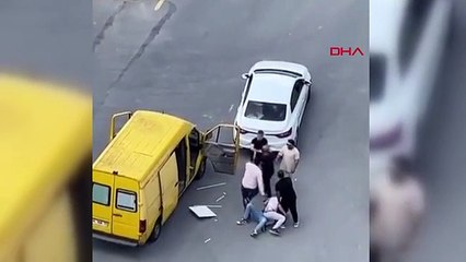 Başakşehir'de Yol Vermeme Kavgası