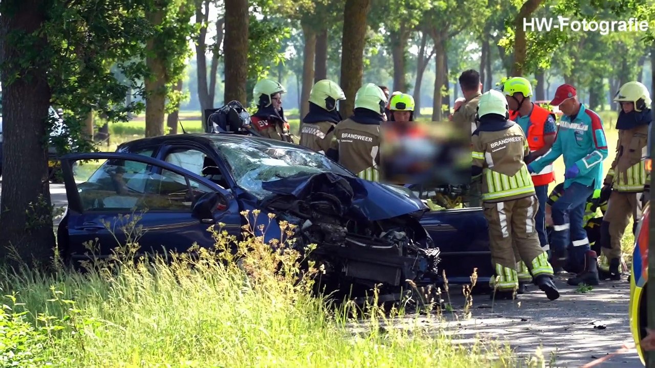 Ernstig gewonde bij eenzijdig ongeval op JJ Gorterlaan