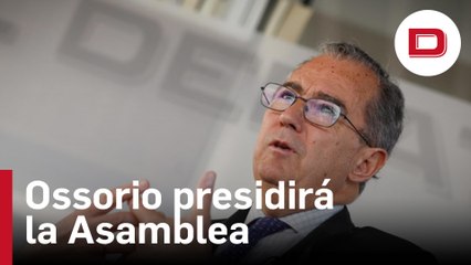 Enrique Ossorio, nuevo presidente de la Asamblea y Lasquetty, vicepresidente interino y adiós a la política
