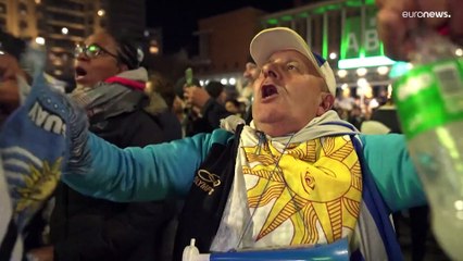 شاهد: أفراح عارمة في الأوروغواي بعد الفوز بمونديال تحت 20 عاماً