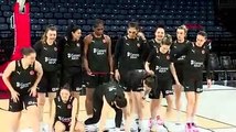 A Milli Kadın Basketbol Takımı, Avrupa Şampiyonası öncesi İstanbul'daki son antrenmanını gerçekleştirdi