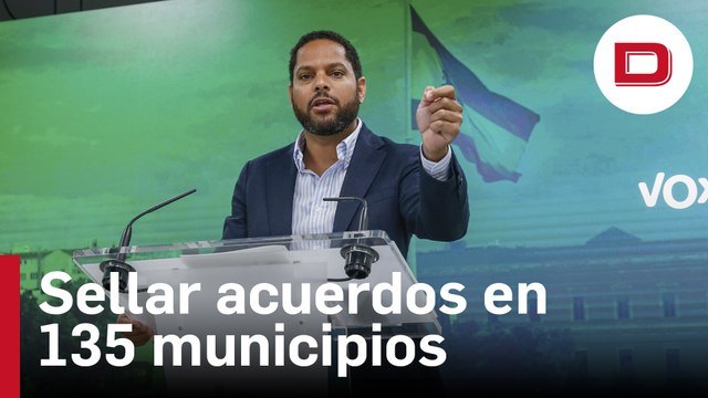 Vox llama al PP a pactar en los 135 ayuntamientos para que no gobierne la izquierda