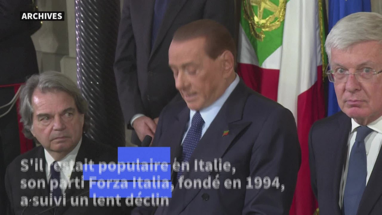 Décès à 86 ans du sulfureux milliardaire italien Silvio Berlusconi