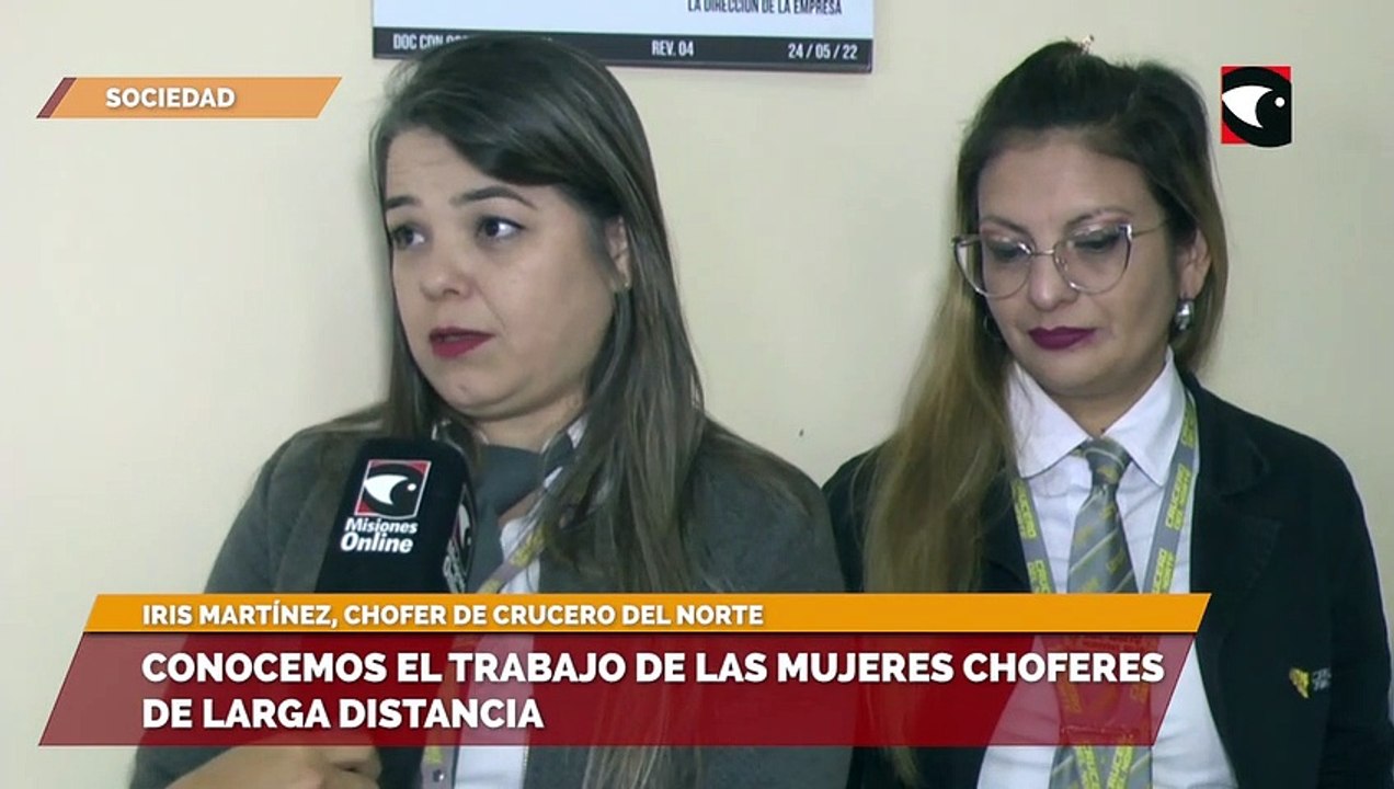 Iris Martínez, chofer de Crucero del Norte, contó cómo fue su experiencia al ser una de las primeras mujeres choferes de larga distancia