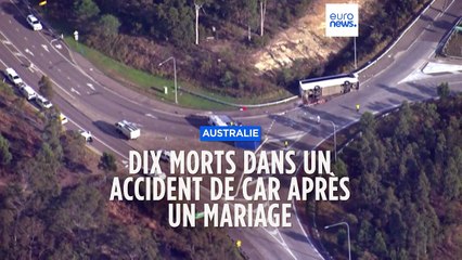 Australie : dix morts dans un accident de car après un mariage, le chauffeur a été inculpé