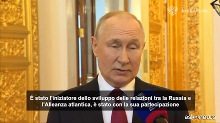 Putin ricorda Berlusconi: "Una grossa perdita, per l'Italia e il mondo"