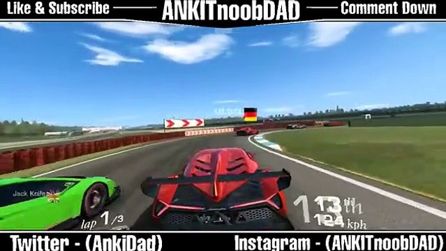 LAMBORGHINI R3 __ REAL RACING 3 __ TOP SPEED 390+kph Gameplay IOS ANDROID TR