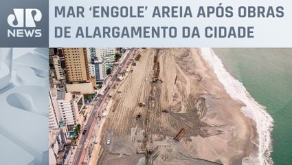 Download Video: Praia perde 70 metros de extensão em dois anos em Santa Catarina