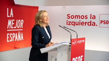 Nadia Calviño: "Enfrente no sabemos ni quién, ni qué, ni para qué"