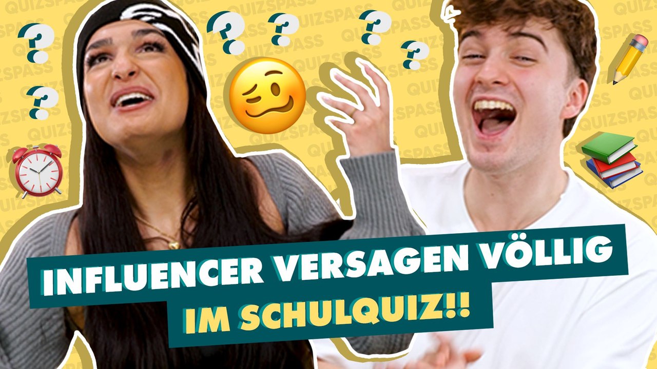 Influencer versagen völlig im schulquiz