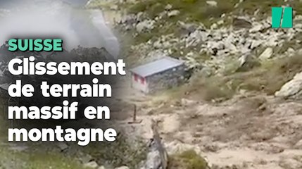 Entre la Suisse et l'Autriche, le haut de cette montagne s'effondre