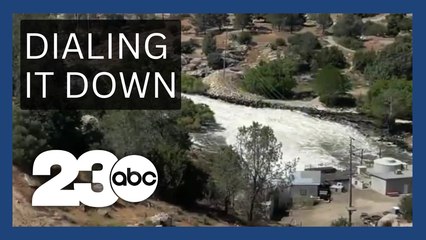 Water release from Lake Isabella slowed down