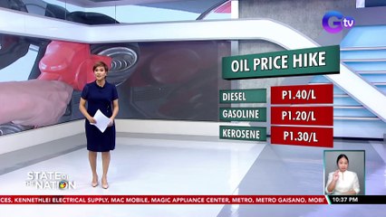 Oil Price Hike (June 13, 2023) – Diesel: P1.40/L; Gasoline: P1.20/L; Kerosene: P1.30/L | SONA
