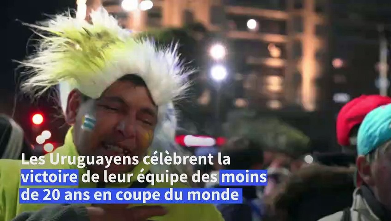 Coupe du monde des moins de 20 ans: des milliers d'Uruguayens fêtent la victoire