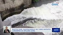 Bustos Dam, nagpakawala ng tubig matapos lumampas sa spilling level | Saksi