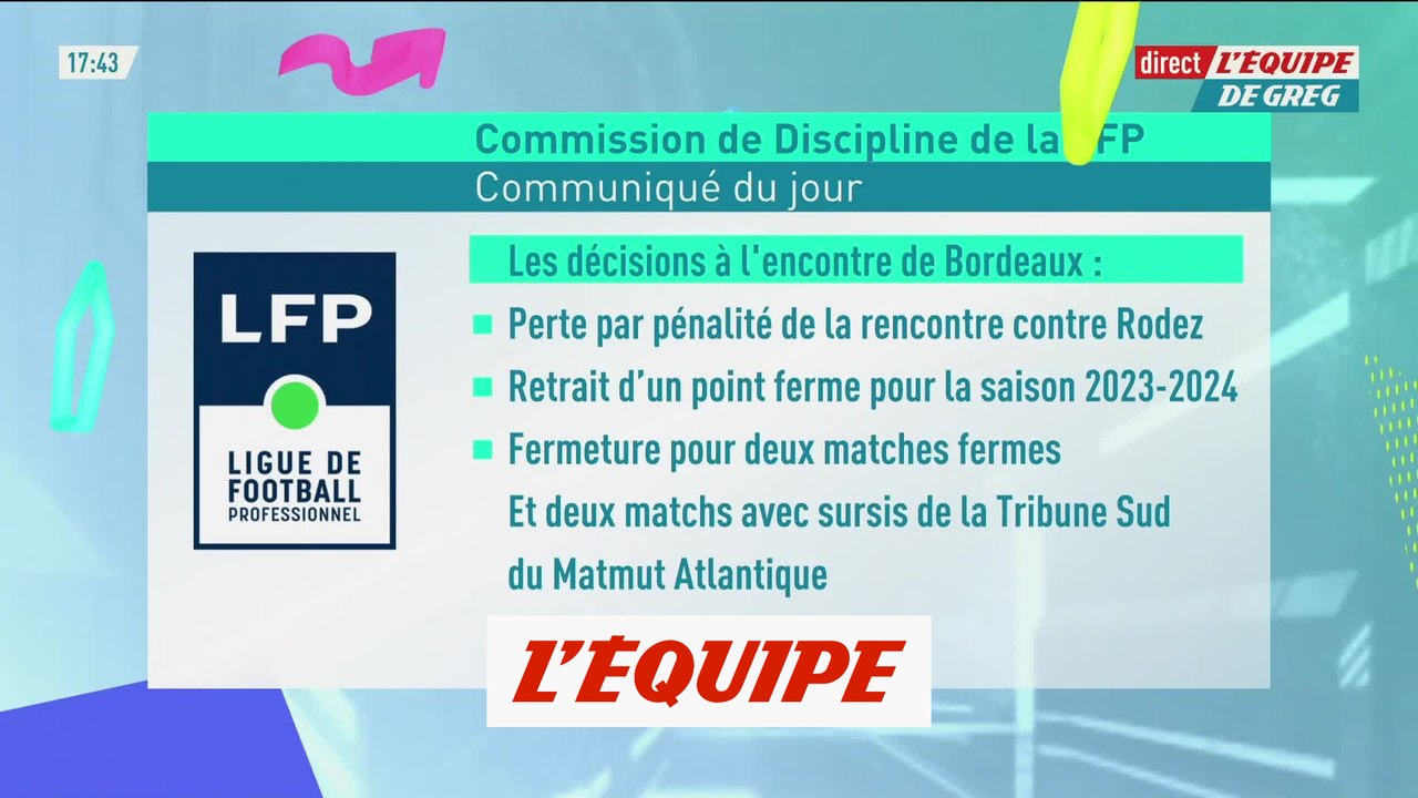 Match perdu face à Rodez pour Bordeaux, les Girondins en L2 la saison prochaine - Foot - L2