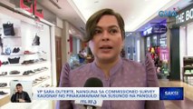 VP Sara Duterte, nanguna sa commissioned survey kaugnay ng pinakamainam na susunod na pangulo | Saksi