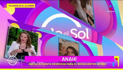 Así se prepara Anahí para el reencuentro de RBD