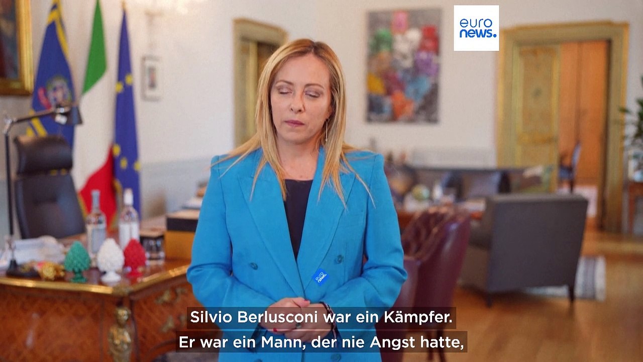 'Vor allem ein Kämpfer': Italienische Politiker würdigen Silvio Berlusconi