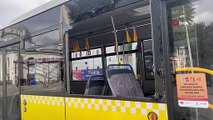İETT otobüsler için ayrılan yolda kaza: 1 yaralı