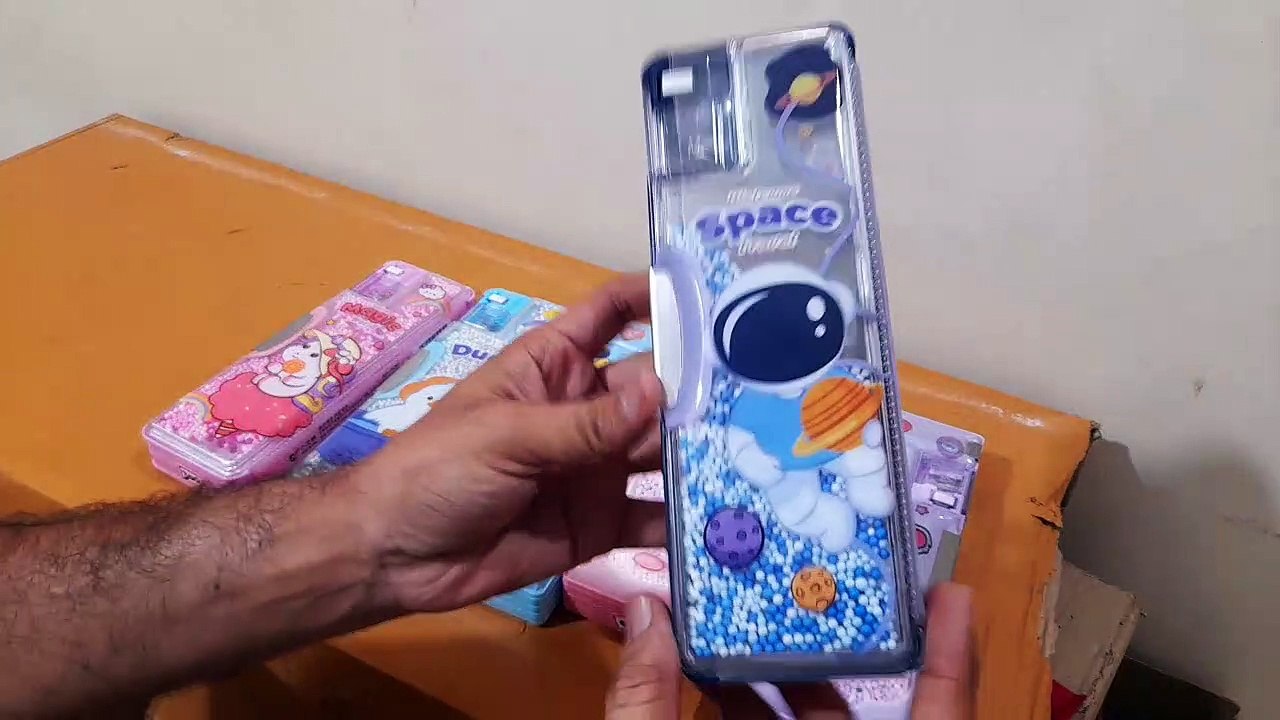 Unboxing and Review of Multi functional Magnetic Pencil Case with Inbuilt Sharpener