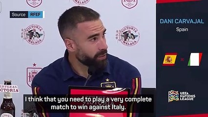 Italy's European success worrying Spain's Carvajal