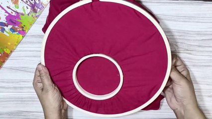 How to Fix Double Embroidery Hoop? Tips & Tricks For Beginners Tutorial By Naheed