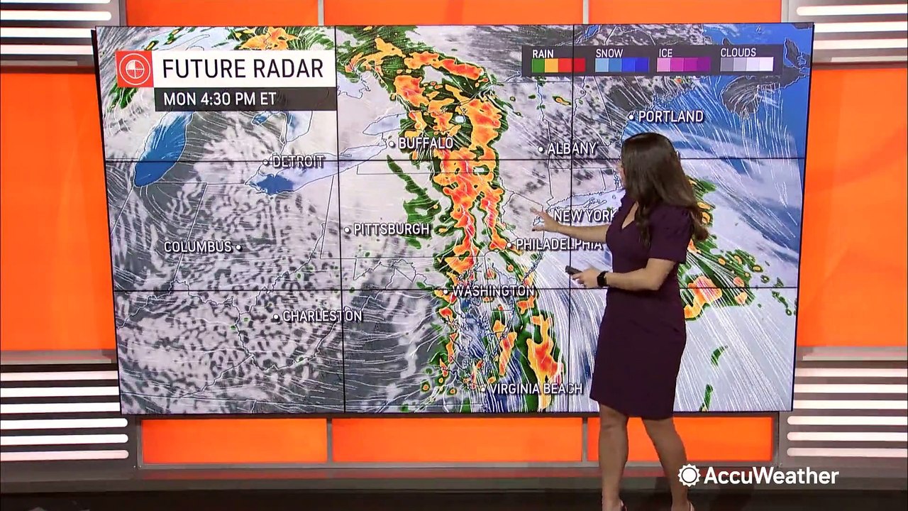 Cooler, wet weather on tap for the Northeast, mid-Atlantic