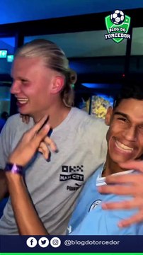 Simplesmente HAALAND e Iran Ferreira, o LUVA DE PEDREIRO, se encontrando após a final da CHAMPIONS LEAGUE! Aleatório demais!