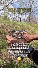 Comment se laver les mains dehors sans savon ?