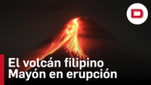 El volcán filipino Mayón expulsa una lengua lava y aumenta el riesgo de una erupción mayor