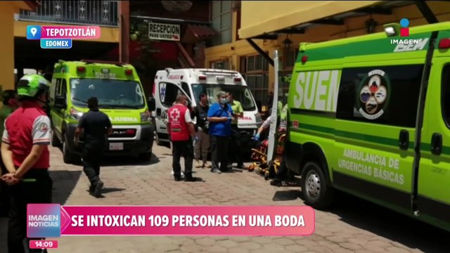 Se intoxican 109 personas en una boda