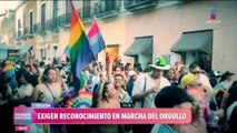 Colectivos exigen reconocimiento en marcha del orgullo en Yucatán