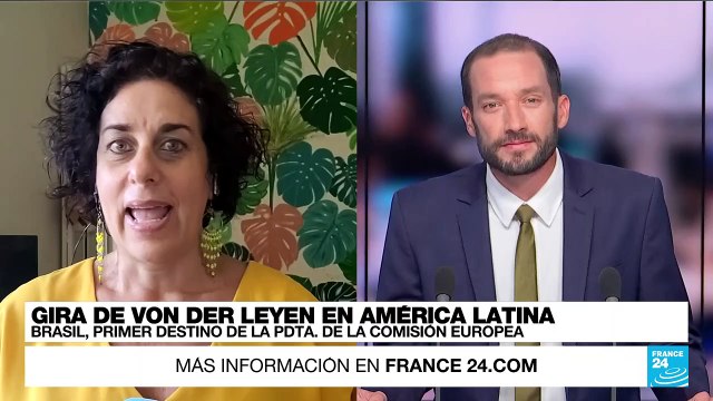 Informe desde Río de Janeiro: en Brasil inició la gira de von der Leyen por América Latina