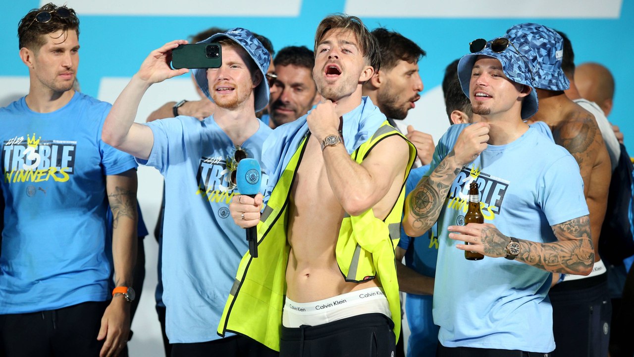 Ausgelassene Tanzeinlagen, Grealish im Ausnahmezustand: So feiert Manchester City