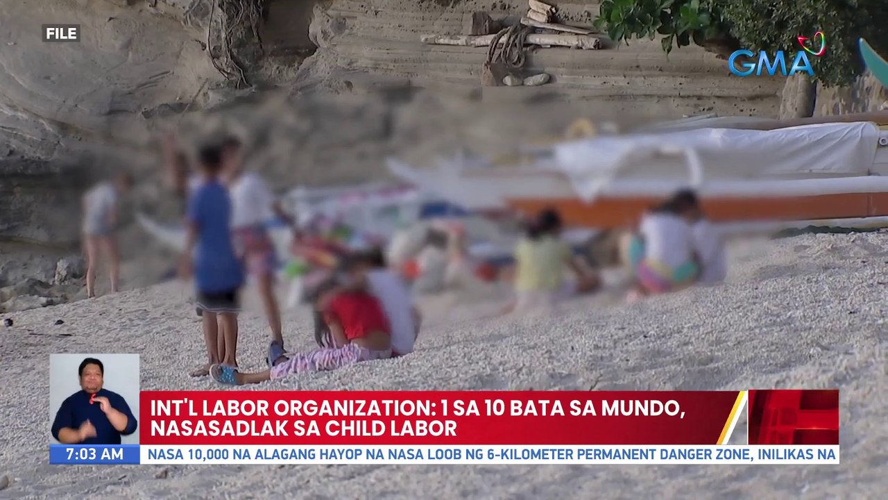 Int'l Labor Oranganization:1 na 10 bata sa mundo, nasasadlak sa child labor | UB