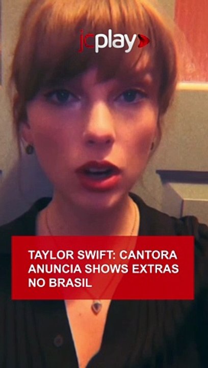 TAYLOR SWIFT;: cantora anuncia SHOWS EXTRAS no BRASIL