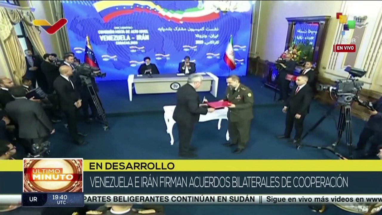 Gobiernos de Venezuela e Irán suscriben acuerdos bilaterales de cooperación en sectores estratégicos