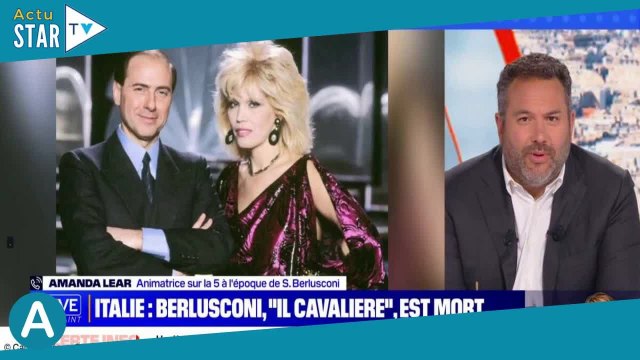Amanda Lear amusée par la réputation sulfureuse de Silvio Berlusconi : “Je n’étais pas son genre”