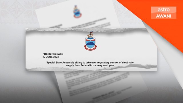 Sidang DUN Khas untuk ambil alih kawal selia bekalan elektrik