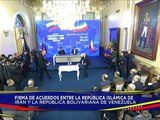 Venezuela e Irán firman nuevos acuerdos de cooperación estratégica en reunión mixta de alto nivel